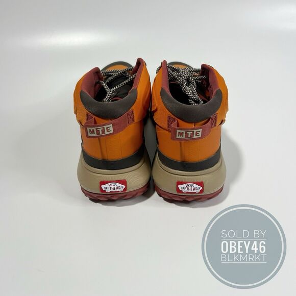 VANS MTE Crosspath Mid All-Terrain Shoes Marmalade Orange  VN000CVV52K Size 13 - Picture 3 of 6